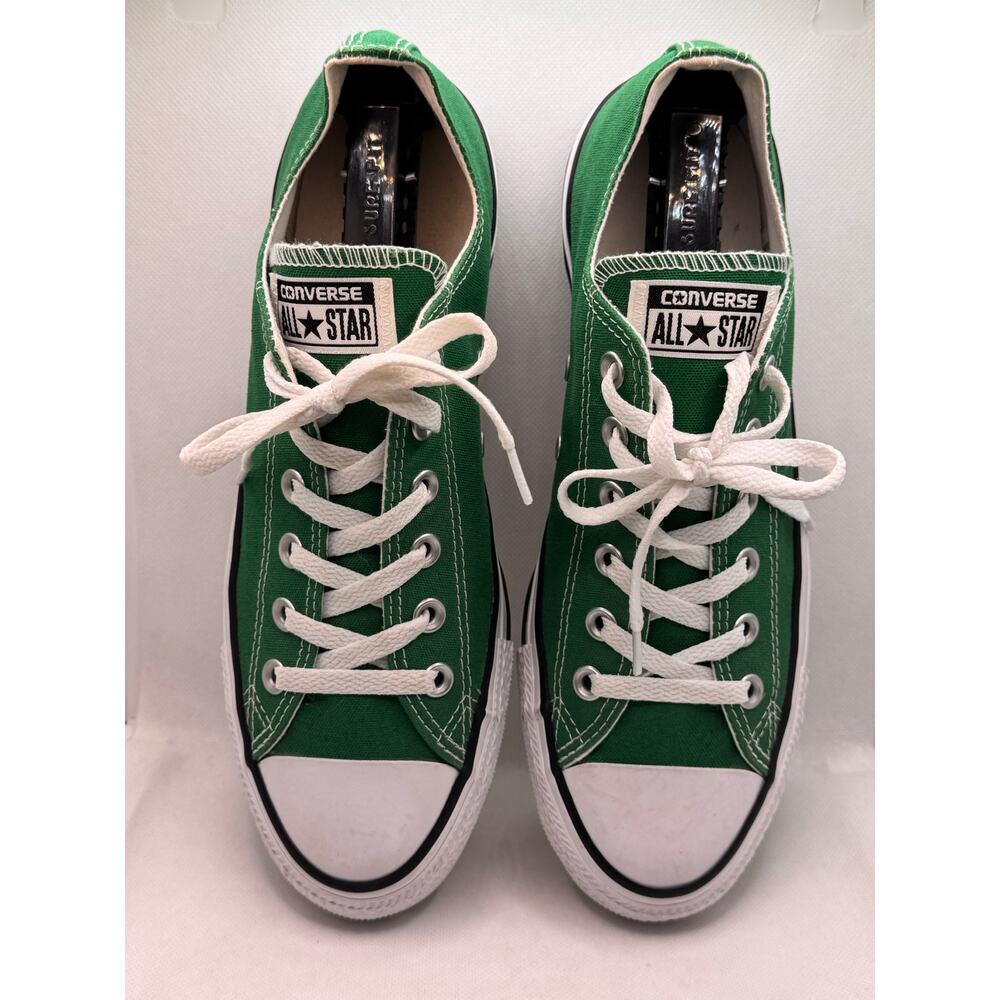 Green Converse All Star Low Top Sneakers Men's 8 Women's 10 EUC Unisex Shoes - Picture 8 of 11